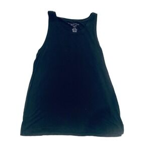 American Eagle Soft & Sexy Slub Quiet Luxury Black Tank Top Sleeveless Shirt S